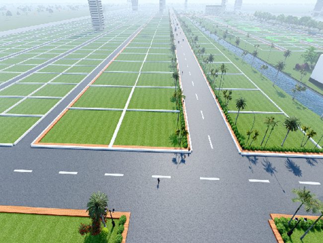 greenland town plot size